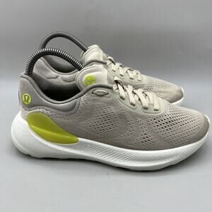 Lululemon Beyondfeel Run Training Shoes Women's Size 6.5 Beige Comfort Sneakers